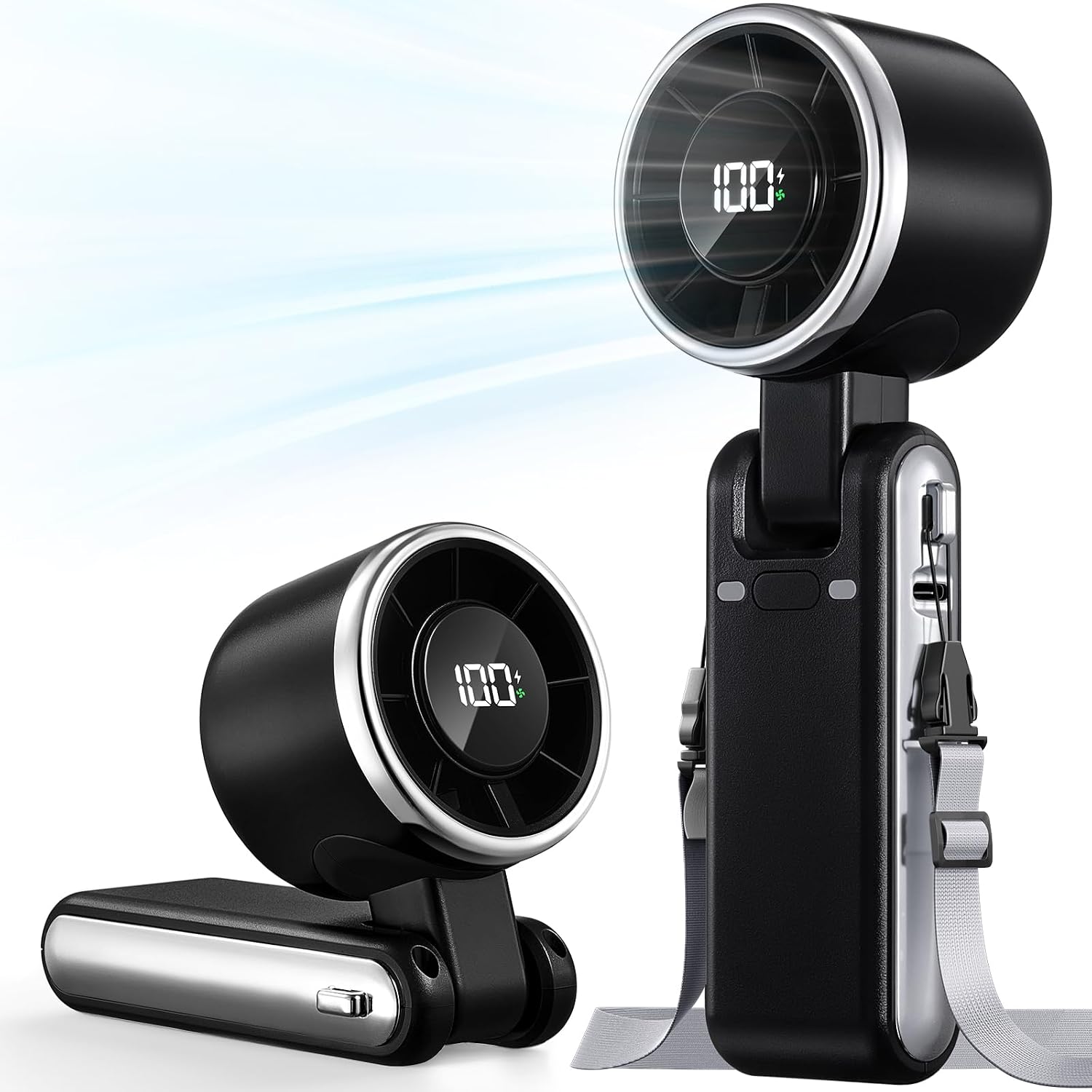 Portable handheld turbo fan buying guide with 3600mAh USB-C charging
