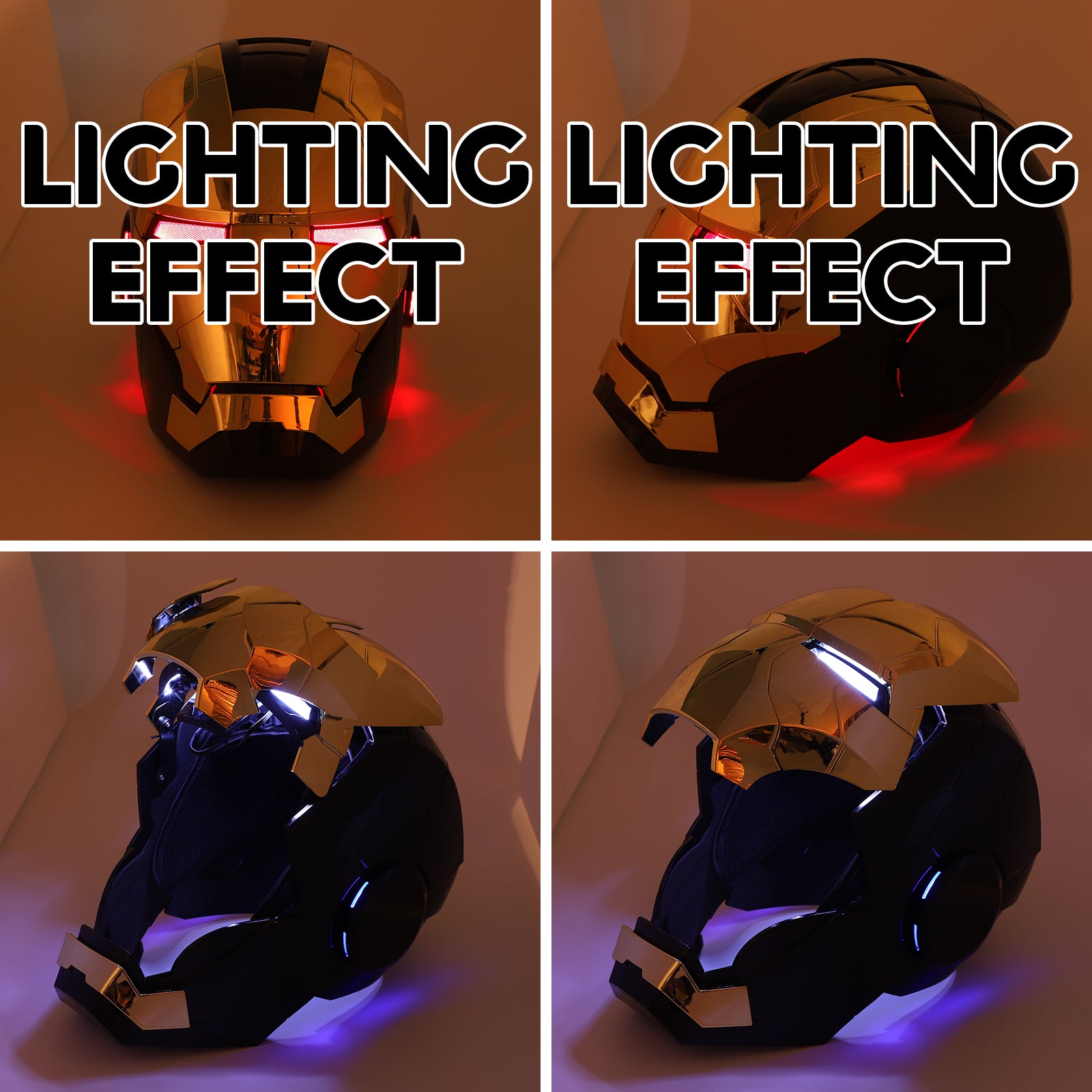 YONTYEQ Smart Iron Hero MK Helmet – worn adult cosplay
