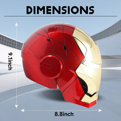 YONTYEQ Iron Hero MK touch sensor helmet detail