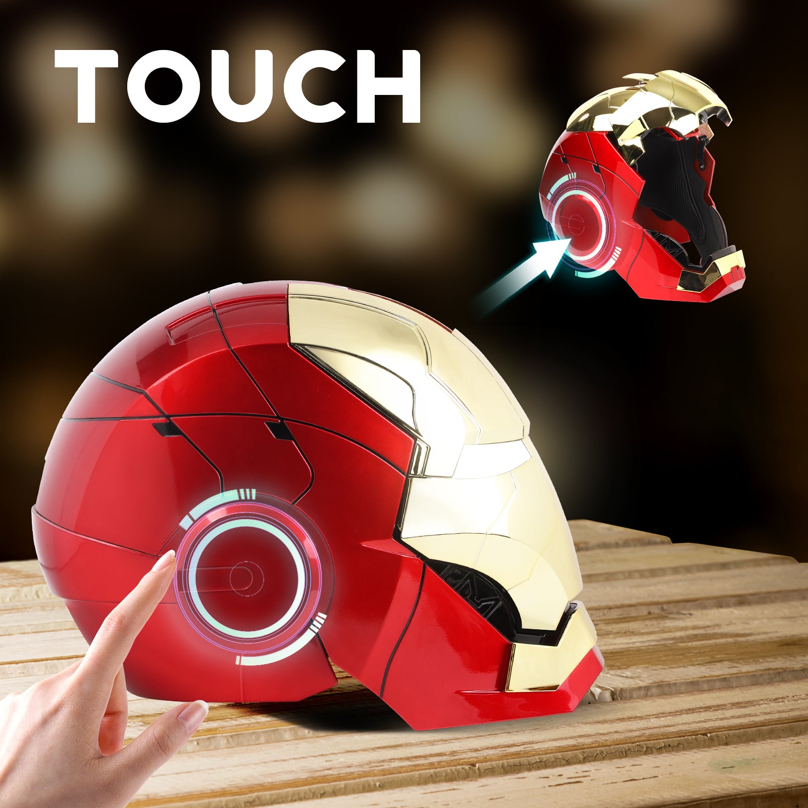 YONTYEQ Iron Hero MK cosplay helmet interior fit