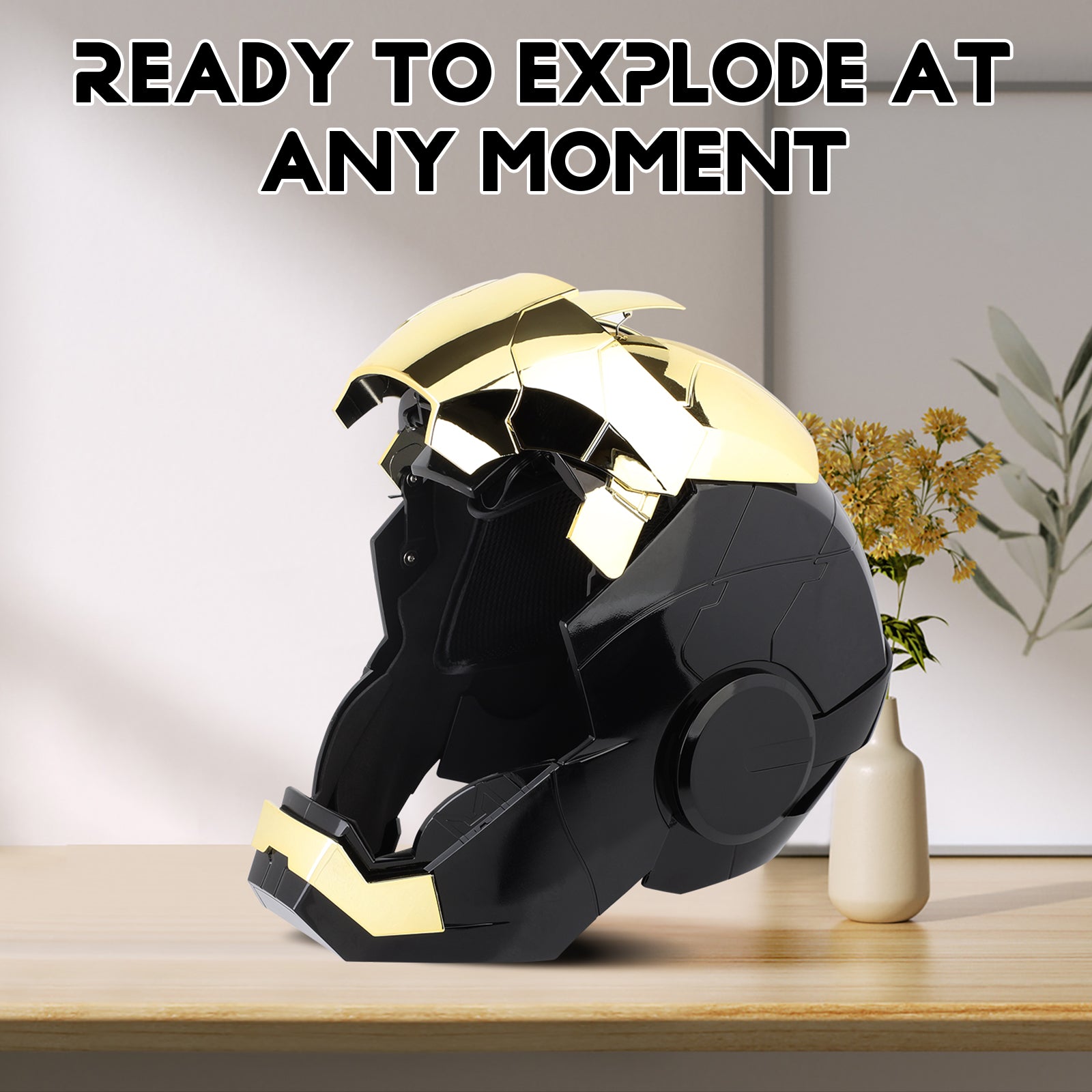 YONTYEQ Smart Iron Hero MK Helmet – side angle detail
