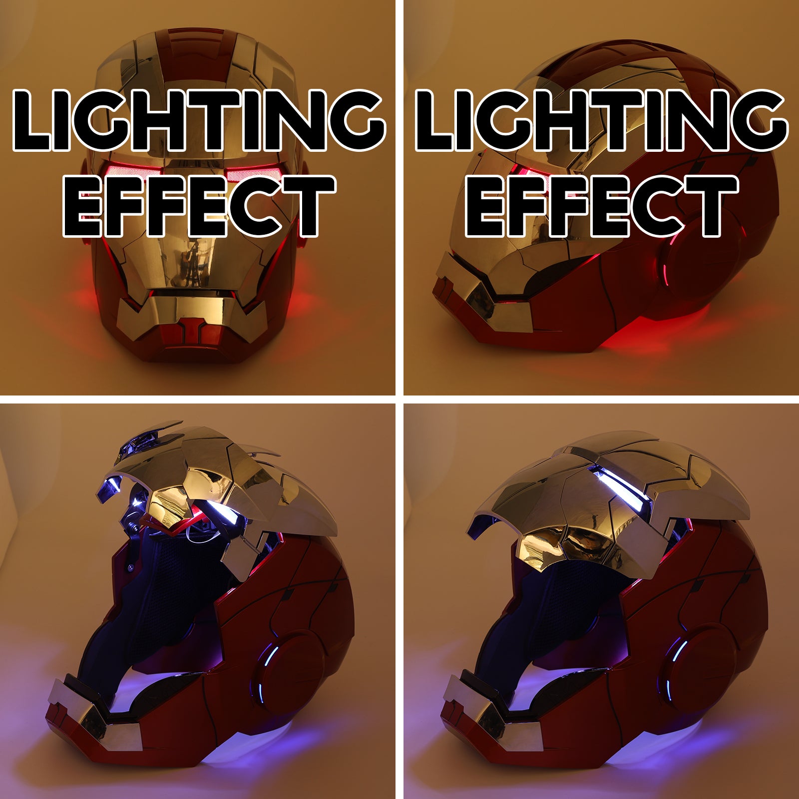 YONTYEQ Iron Hero MK smart helmet display view