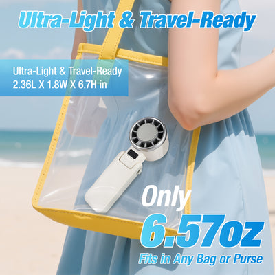 YONTYEQ Portable Turbo Fan – USB-C charging port detail