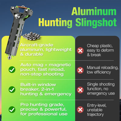 YONTYEQ aluminum slingshot kit for outdoor target practice
