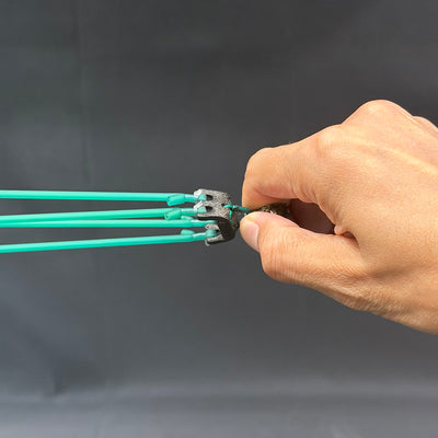 YONTYEQ Replacement Bands – installed on slingshot